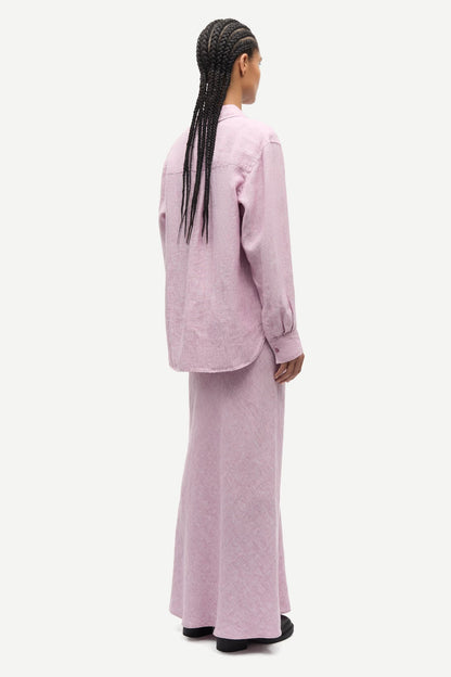 SAMSØE | Chemise en lin "Saloves" - Orchid