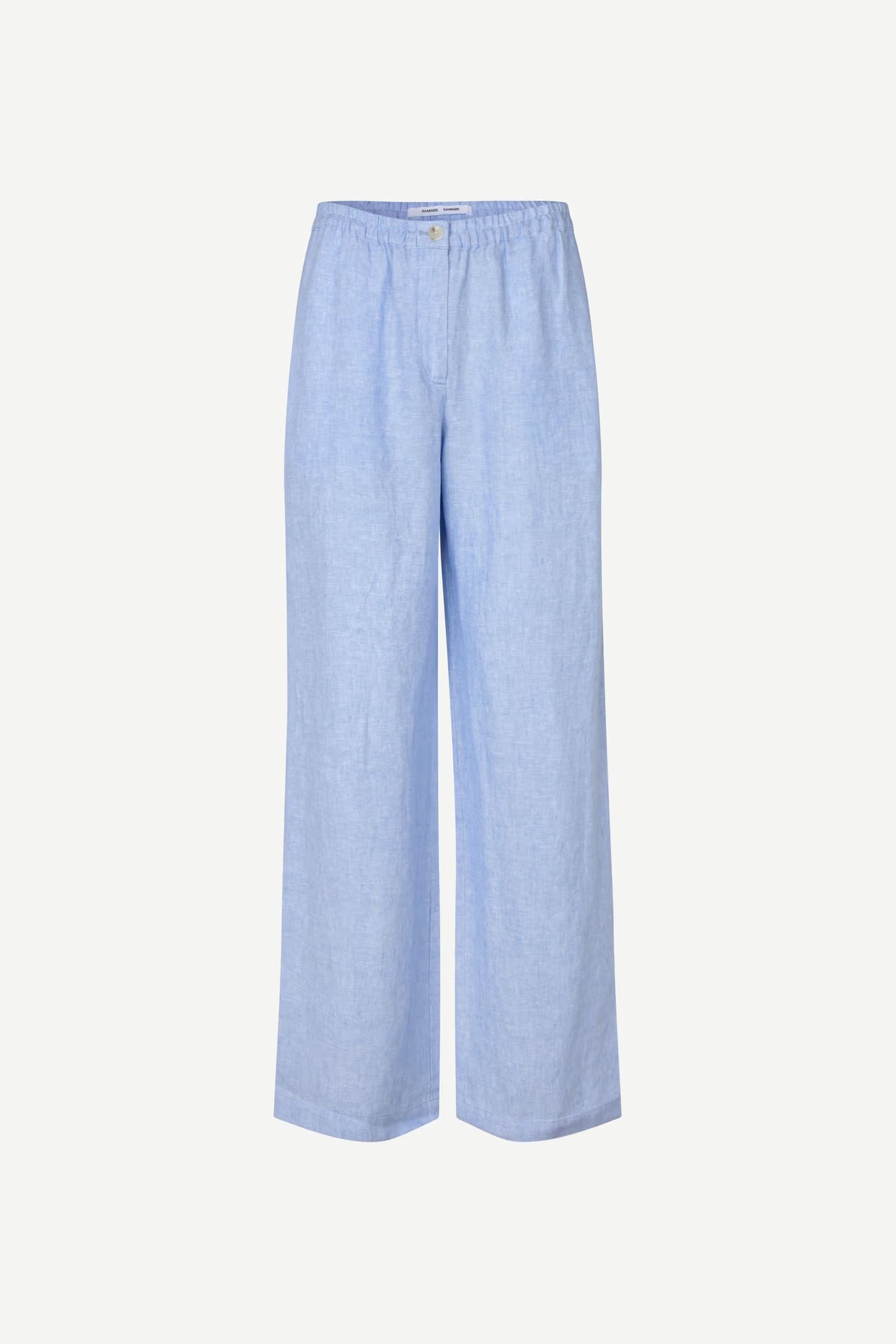 SAMSØE | Pantalons "Satoves" en lin - Bleu clair