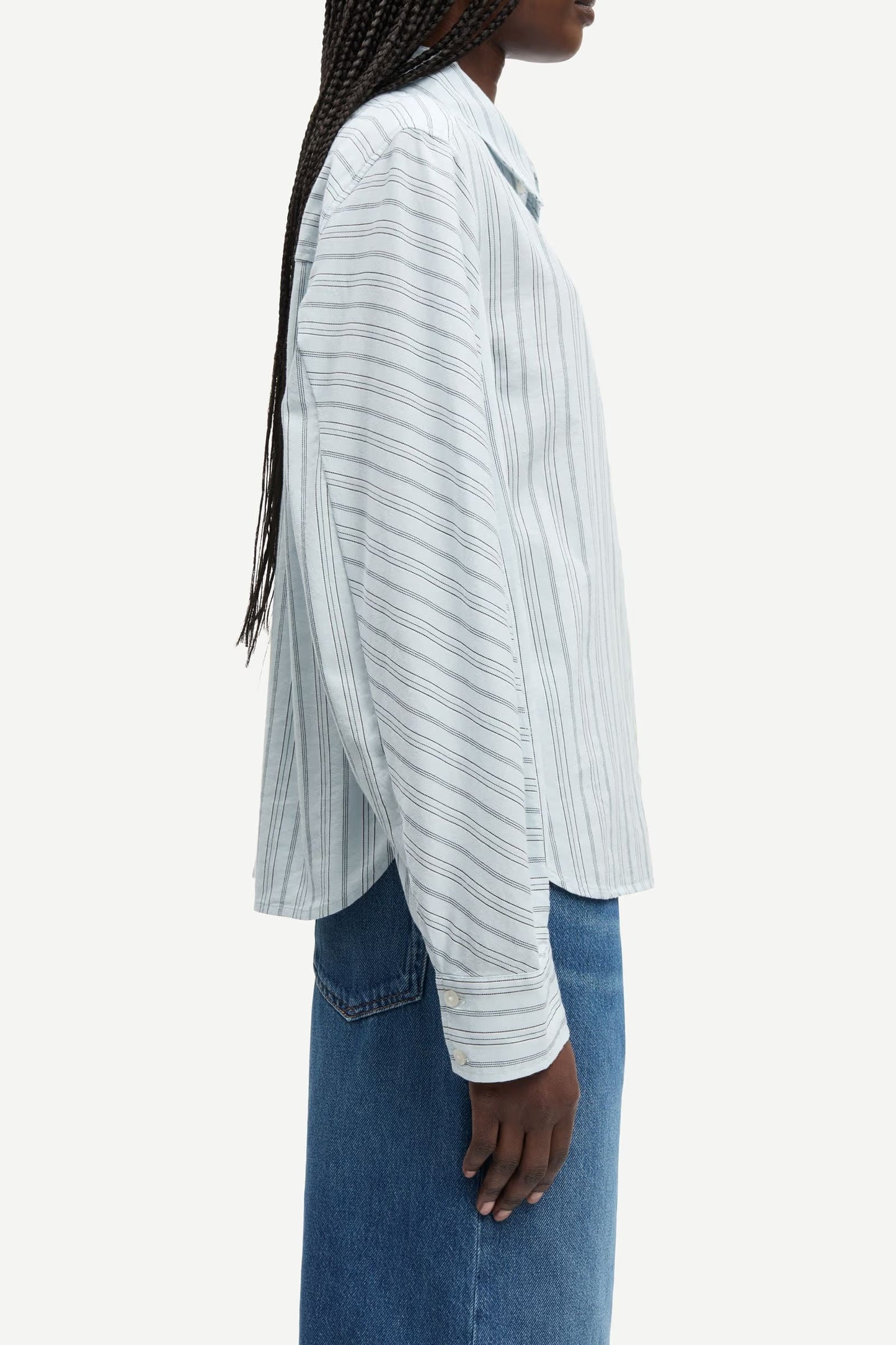 SAMSØE | Chemise "Sania" - Bleu rayé
