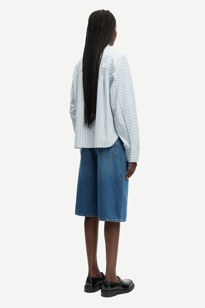 SAMSØE | Chemise "Sania" - Bleu rayé
