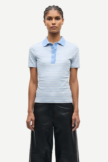 SAMSØE | Polo manches courtes "Saella" - Bleu clair