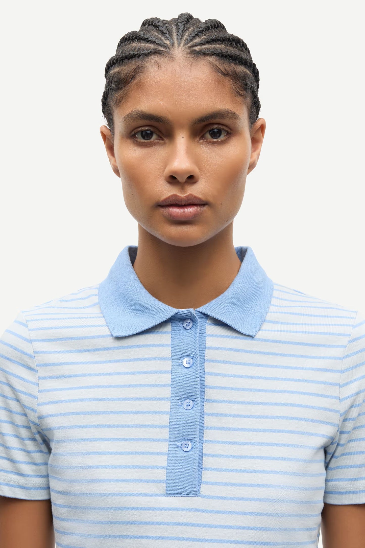 SAMSØE | Polo manches courtes "Saella" - Bleu clair