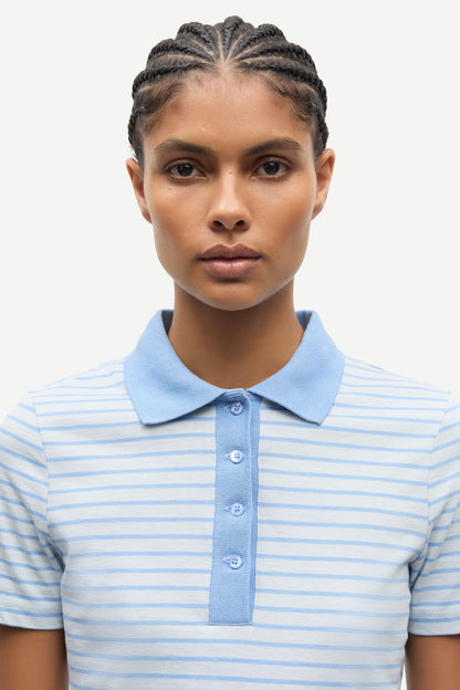 SAMSØE | Polo manches courtes "Saella" - Bleu clair