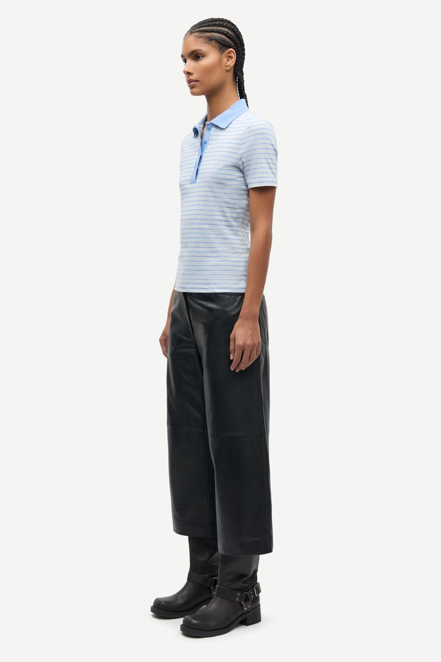 SAMSØE | Polo manches courtes "Saella" - Bleu clair