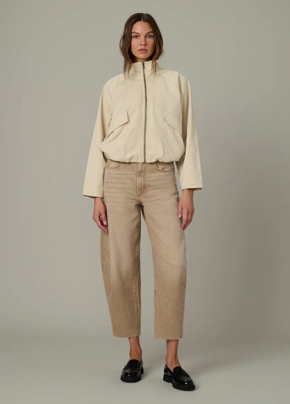 JOE'S | La veste légère à fermeture éclair ''Bubble'' | Beige