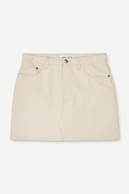 SAMSØE | Mini-jupe en denim "Sashelly" - Crème