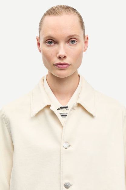 SAMSØE | Veste en jean "Saveyra" - Crème