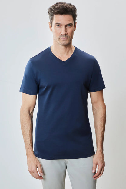 Robert Barakett | T-shirt ''Barakett'' à col en V - Bleu marin