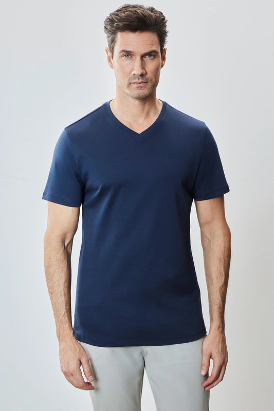 Robert Barakett | T-shirt ''Barakett'' à col en V - Bleu marin