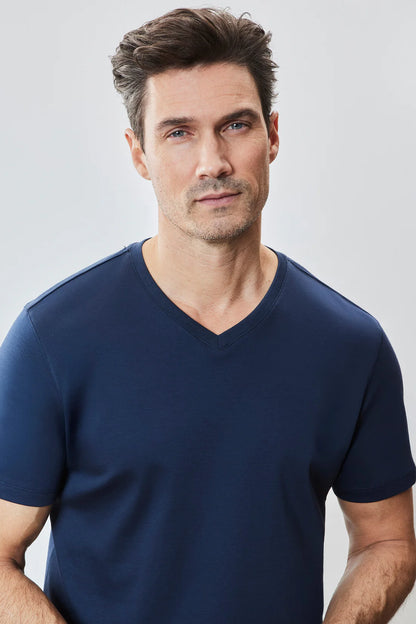 Robert Barakett | T-shirt ''Barakett'' à col en V - Bleu marin