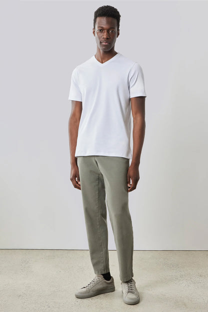 Robert Barakett | T-shirt ''Barakett'' à col en V -  Blanc