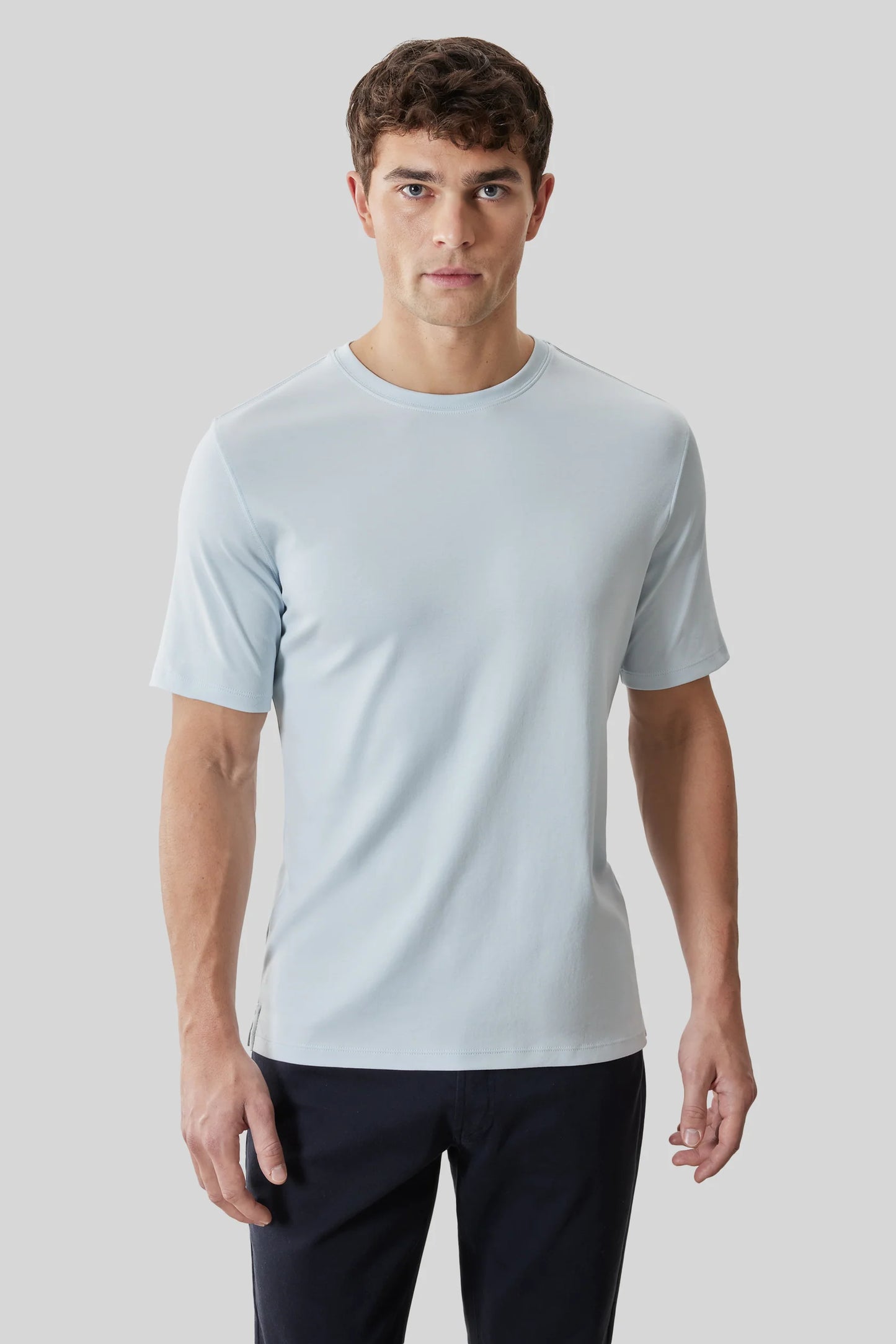 Robert Barakett |  Le t-shirt ''Barakett'' col rond - Brume bleue