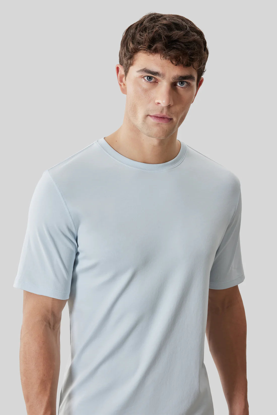 Robert Barakett |  Le t-shirt ''Barakett'' col rond - Brume bleue