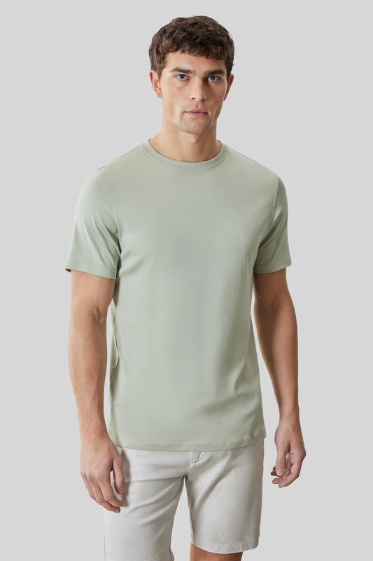 Robert Barakett |  Le t-shirt ''Barakett'' col rond - Vert désert