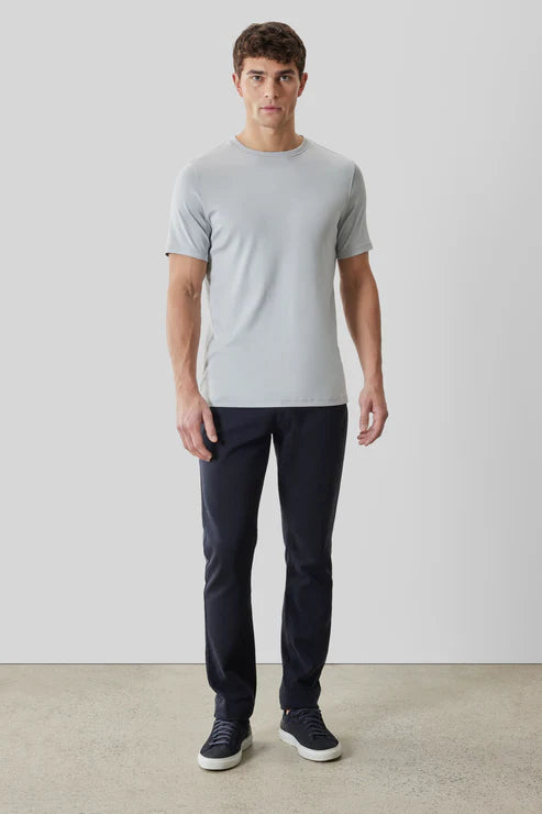 Robert Barakett |  Le t-shirt ''Barakett'' col rond - Gris tourterelle