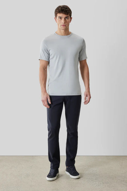 Robert Barakett |  Le t-shirt ''Barakett'' col rond - Gris tourterelle