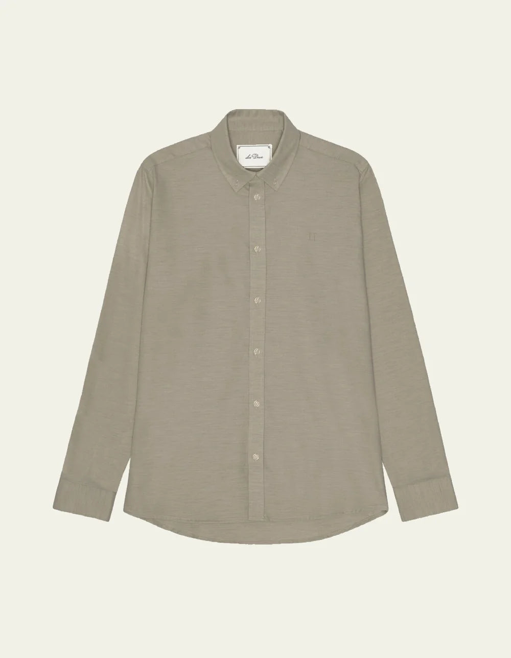 Les deux | Chemise en coton "Flannel douce" - Chêne laurier