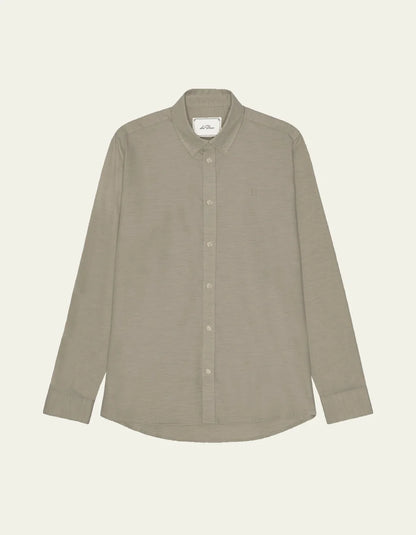 Les deux | Chemise en coton "Flannel douce" - Chêne laurier