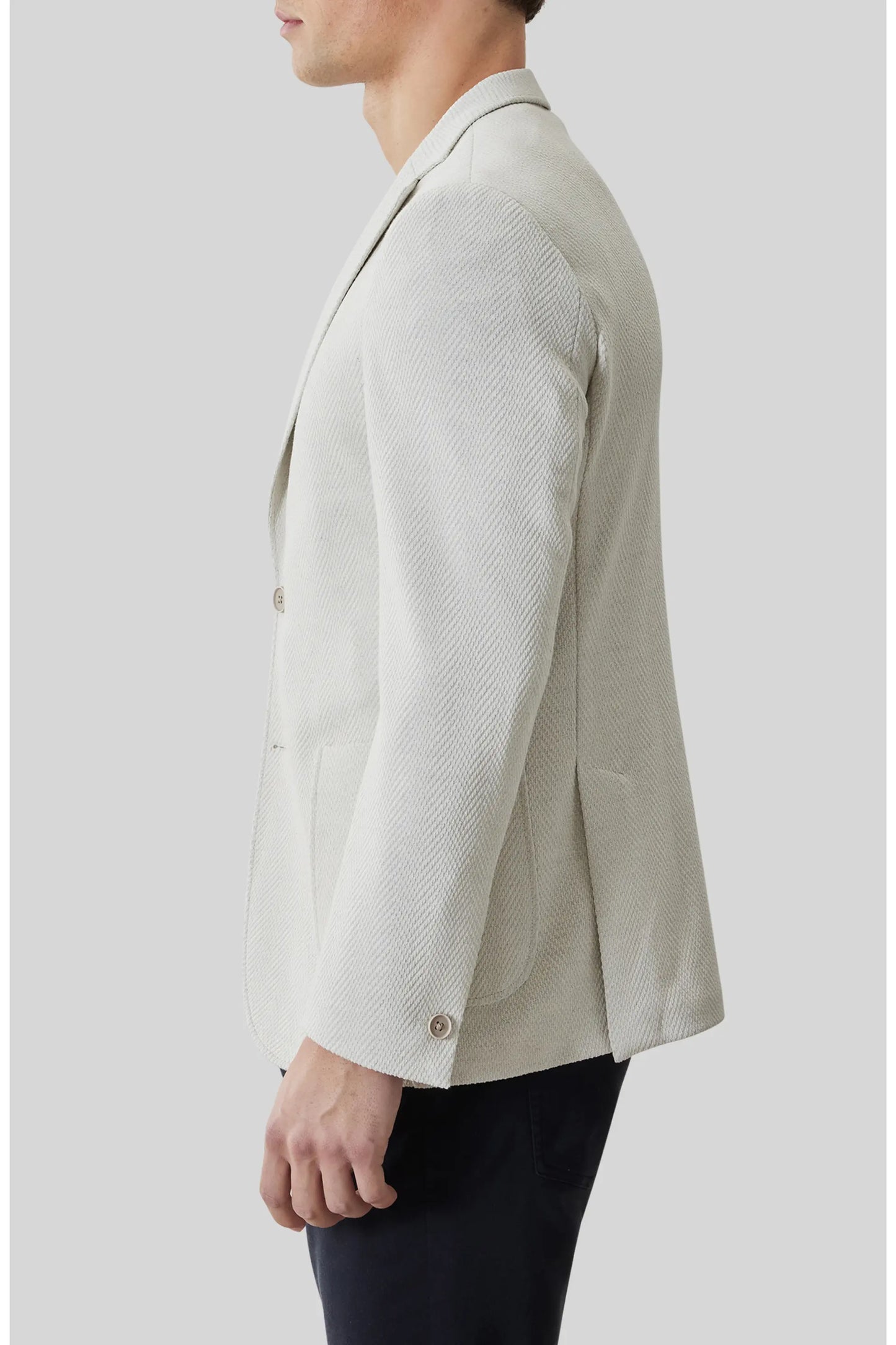 Robert Barakett | Veste sport "Eryx" motif à chevrons – Gris clair