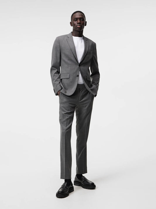 J.Lindeberg | Le costume ''Hopper U Active'' en tissu Hopsack - Gris