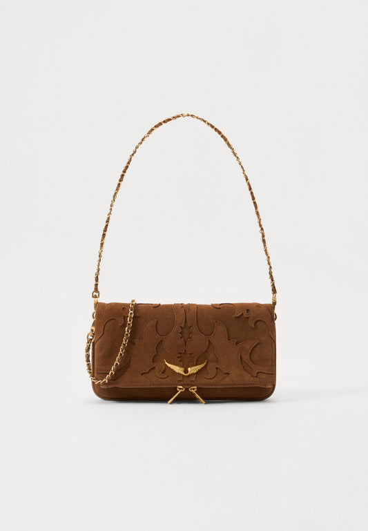 ZADIG & VOLTAIRE | Pochette "ROCK" Western - Cognac