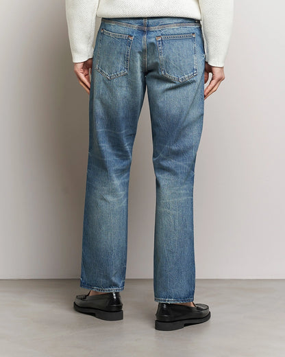 Tiger of Sweden | Le jean ''Marty'' à coupe droite - Bleu moyen