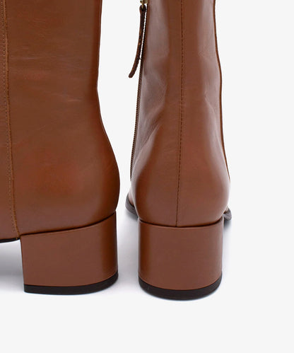 Ángel Alarcón | Bottes à talons "Gretel" - Marron