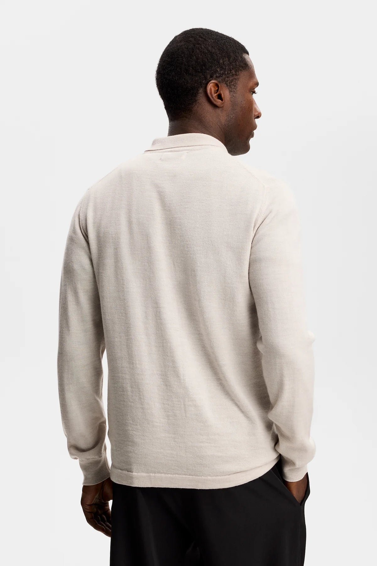 J.Lindeberg | Cardigan en laine merino "Kaleb" - Beige