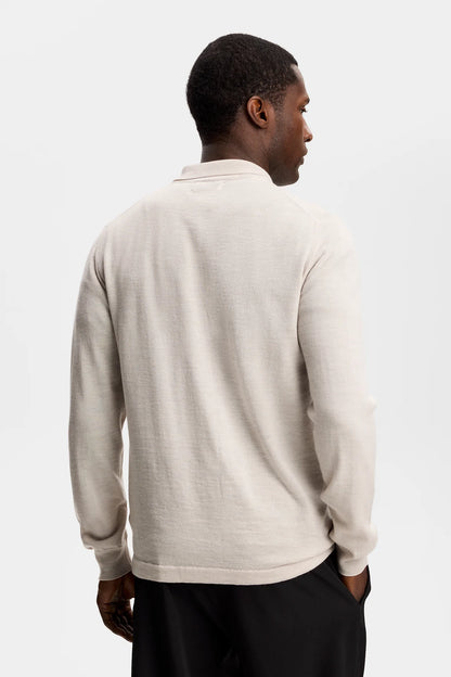 J.Lindeberg | Cardigan en laine merino "Kaleb" - Beige