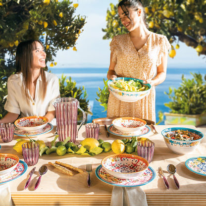 GUZZINI | ASSIETTE À SOUPE ''FLOWER&LEMON''