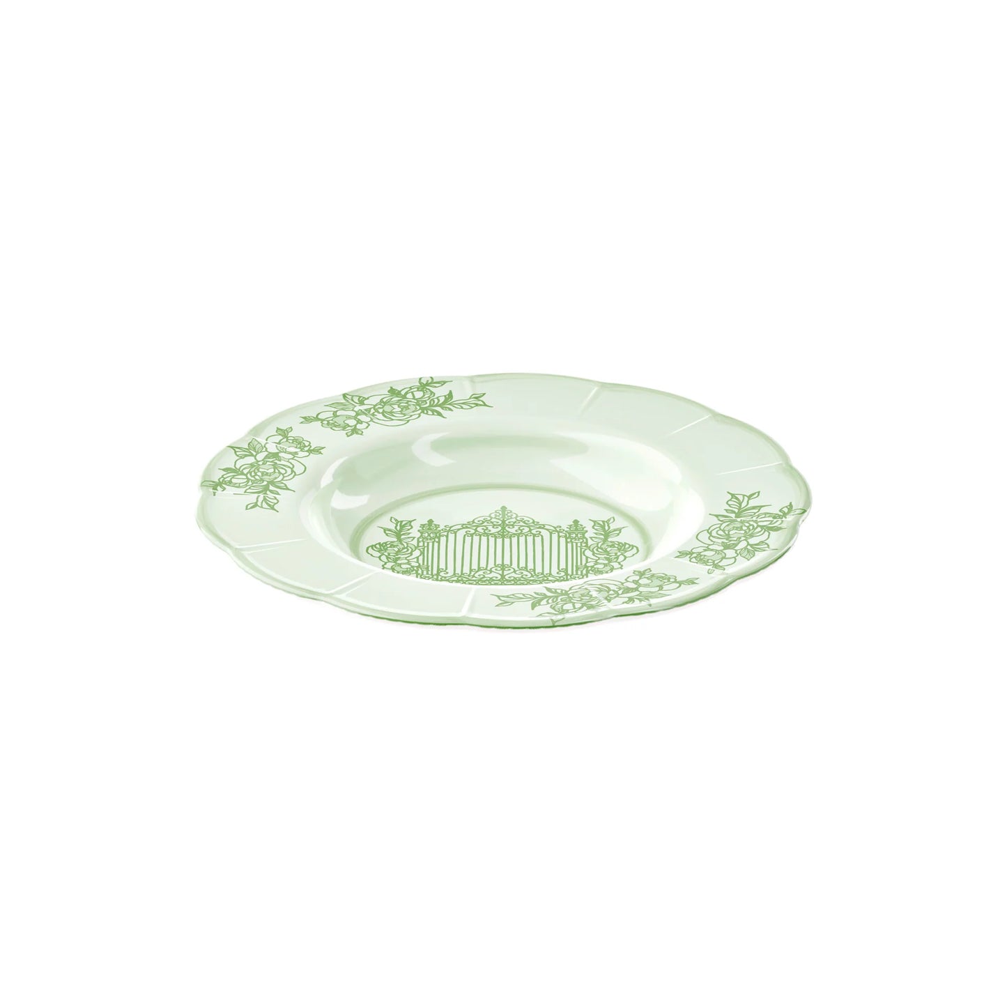 ASSIETTE À SOUPE "JOSEPHINE" - Vert