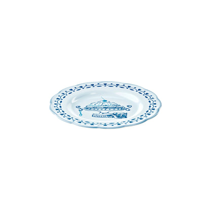 ASSIETTE À DESSERT "JOSEPHINE" - Bleu