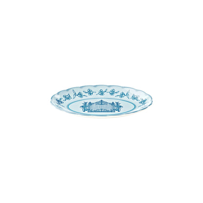 PETIT PLAT DE SERVICE OVALE "JOSEPHINE" - Bleu ciel