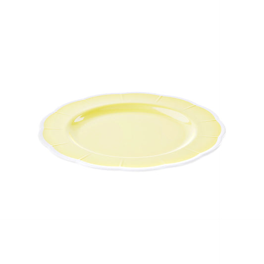 ASSIETTE "FLORA" - Jaune