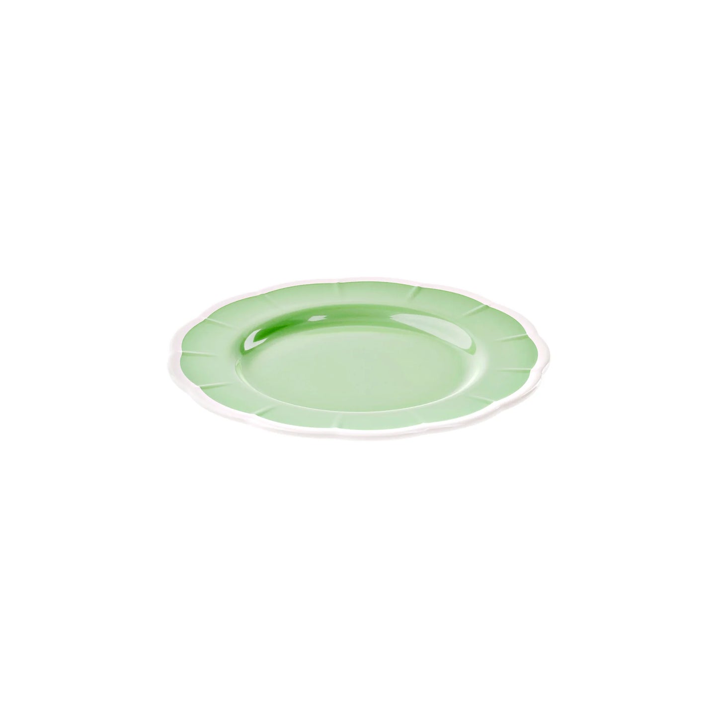 ASSIETTE À DESSERT "FLORA" - Vert