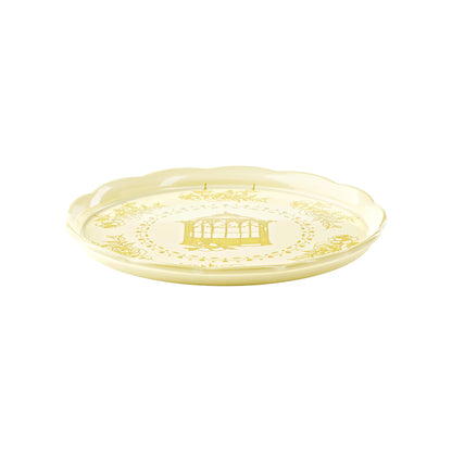 GUZZINI | GRAND PLATEAU ROND  "JOSEPHINE" - Jaune