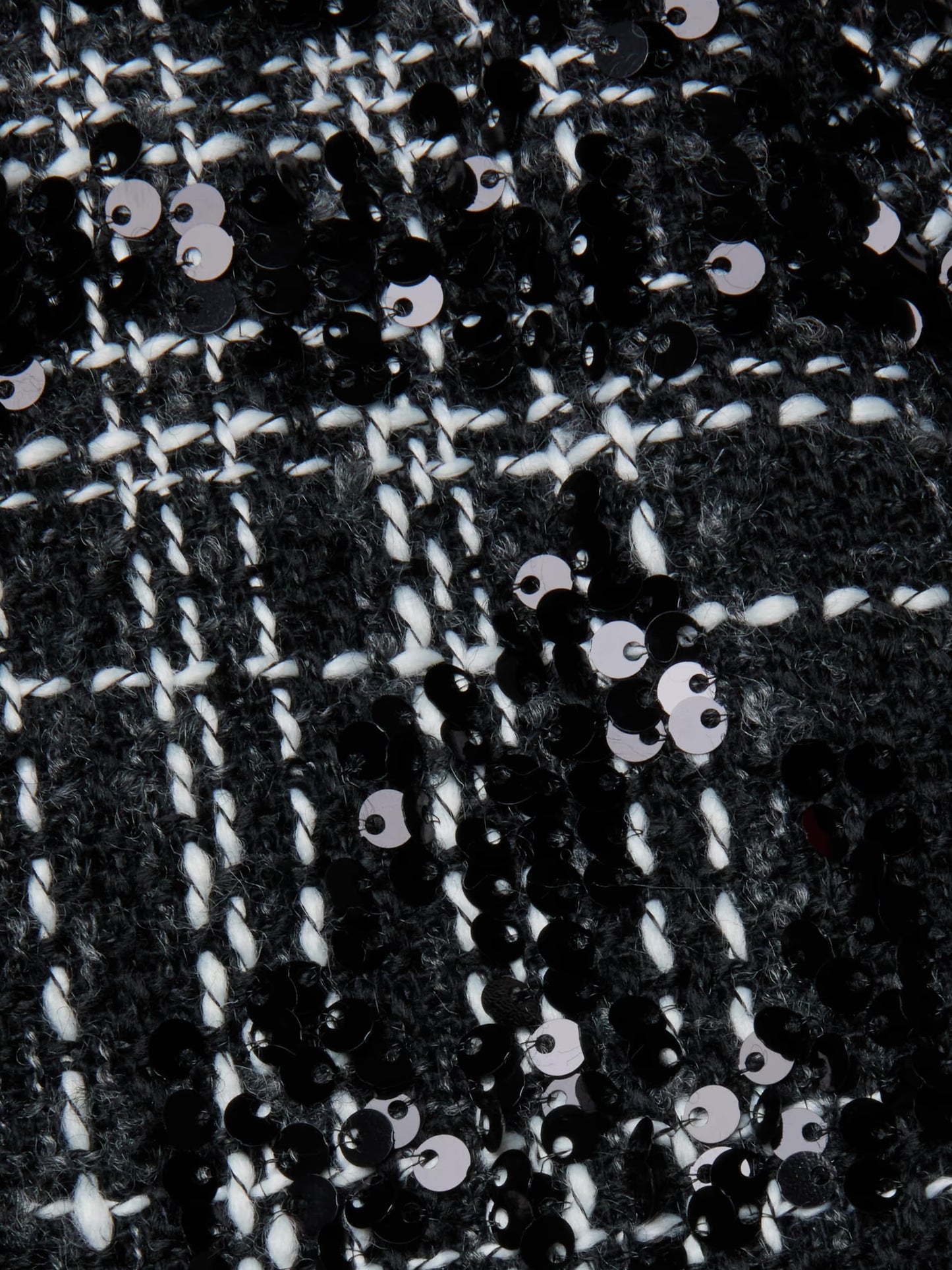 L'Agence | Pantalons "LIVVY" en tweed - Noir/ Ivoire