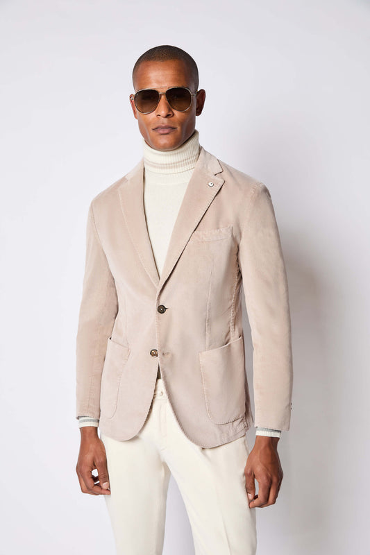 L.B.M. 1911 | Veston en velours côtelé - Beige