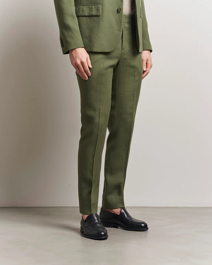 J.Lindeberg | Le costume ''ELTON'' en lin - Vert