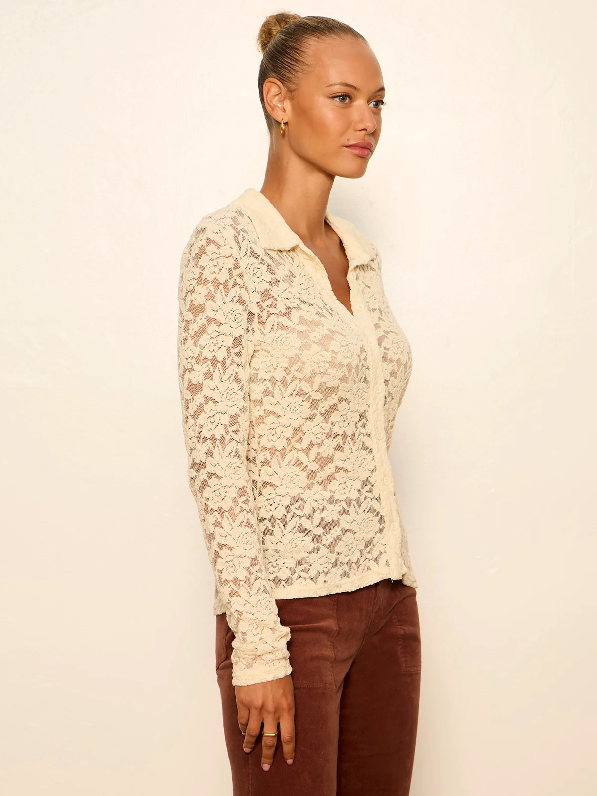 Sanctuary | Chemise en dentelle ' Dreamer' | Beige