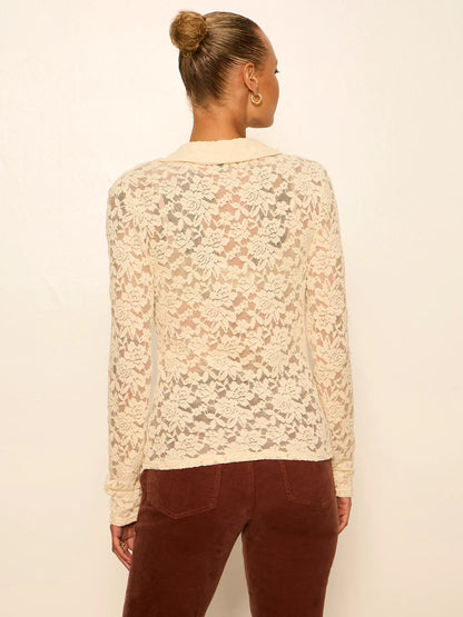Sanctuary | Chemise en dentelle ' Dreamer' | Beige