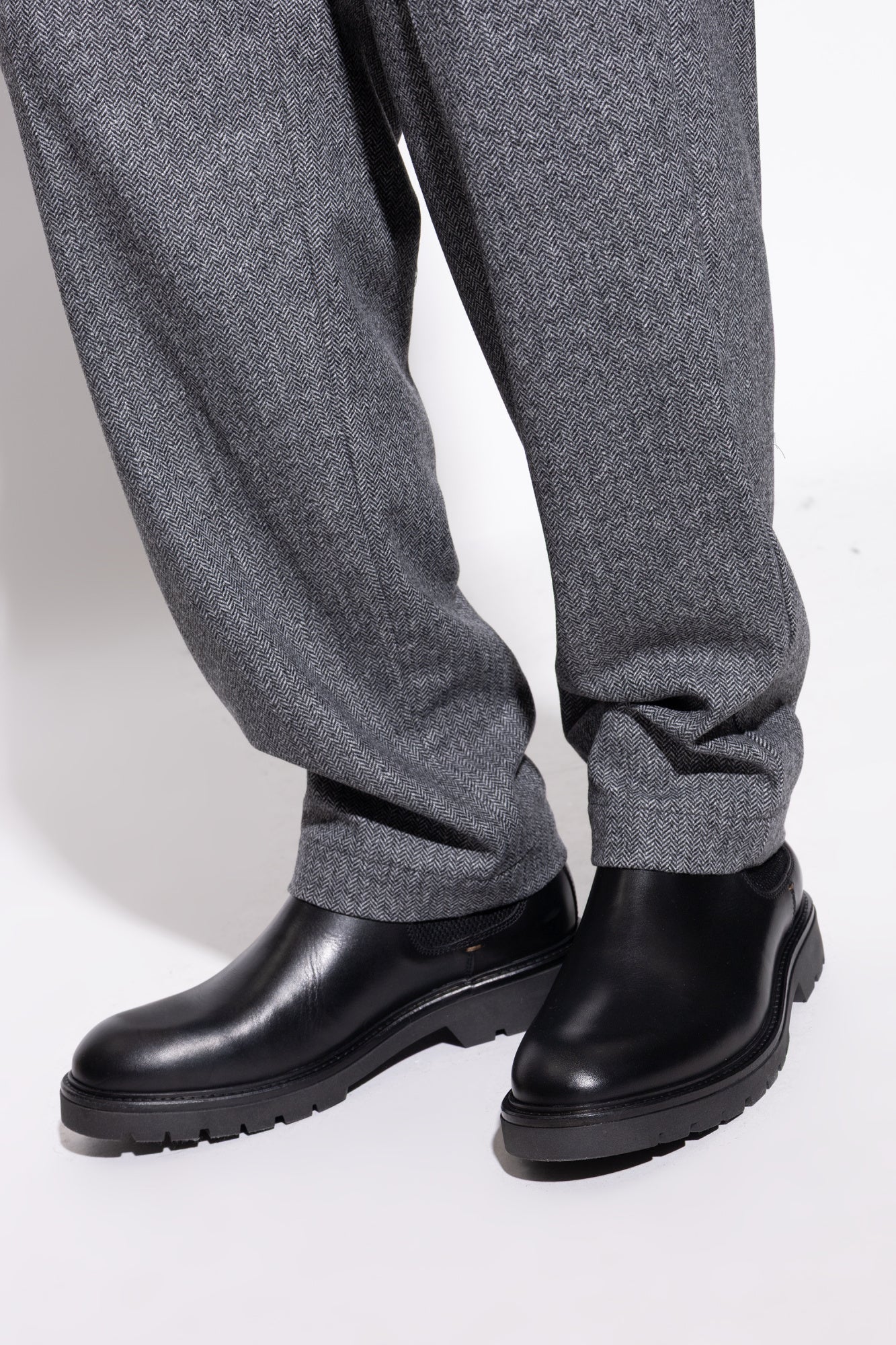 Paul Smith | Les bottes Chelsea en cuir ''Xenon'' -  Noir