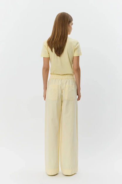 SOFIE SCHNOOR | Pantalon large "REINE" - Jaune clair