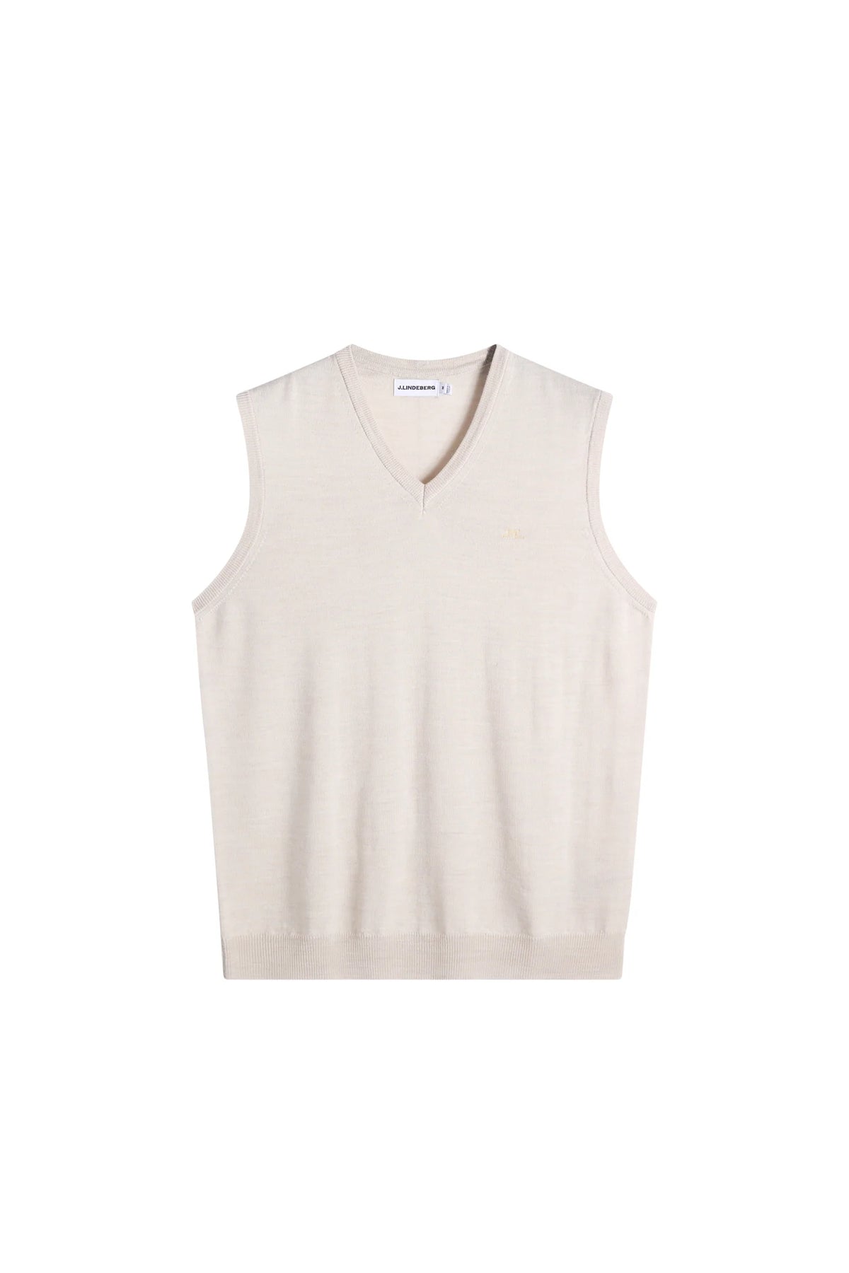 J.Lindeberg | Gilet en maille mérinos "Liam" - Beige clair