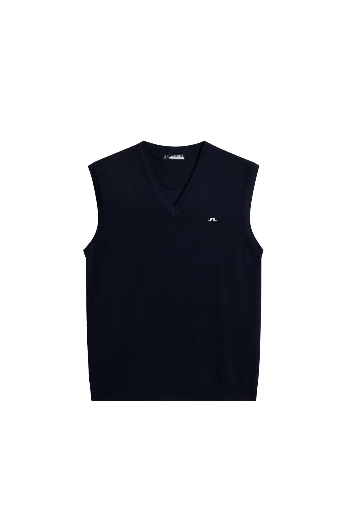 J.Lindeberg | Gilet en maille mérinos "Liam" - Bleu marine