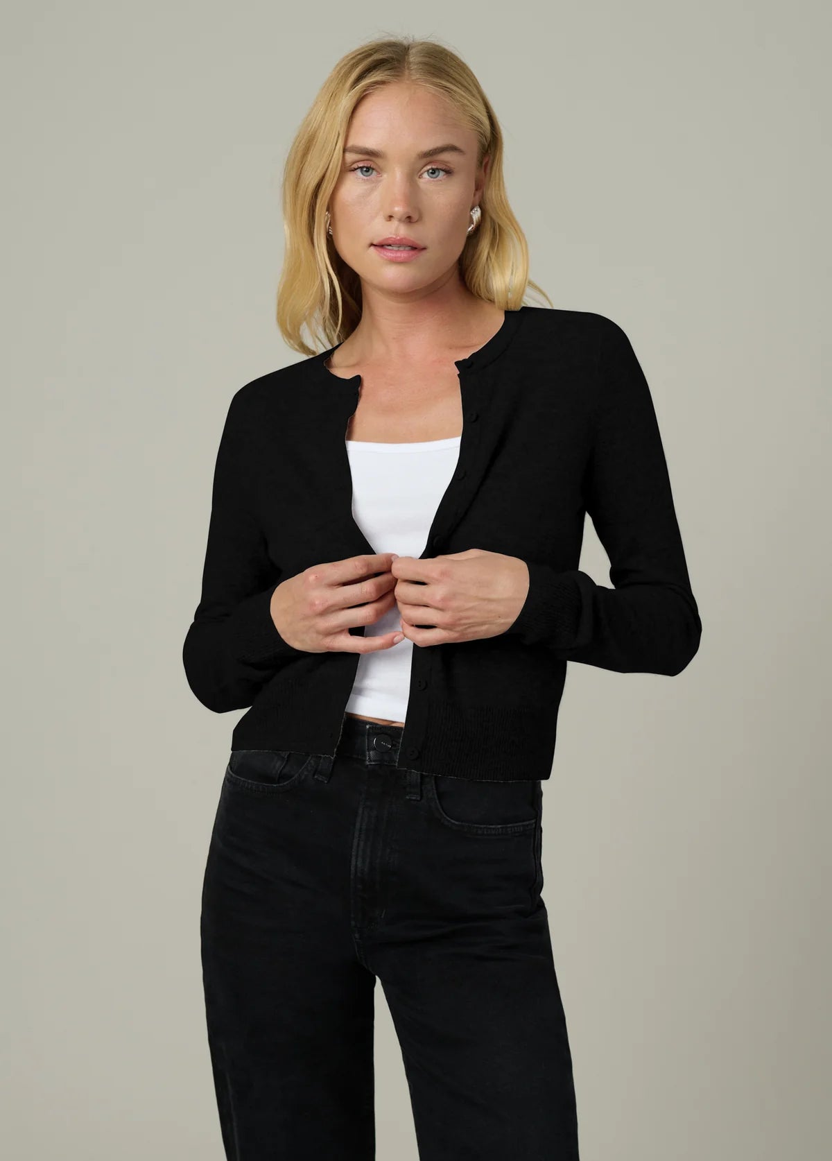JOE'S - Cardigan "The Dani Cashmere" - Noir
