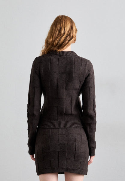 Tiger of Sweden | Pull En Coton-Laine ''Marie'' - Marron profond