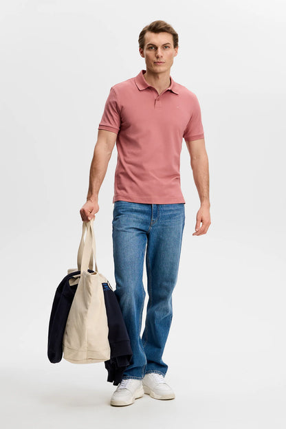 J.Lindeberg | Le polo ''Verse'' en coton piqué interlock - Rose