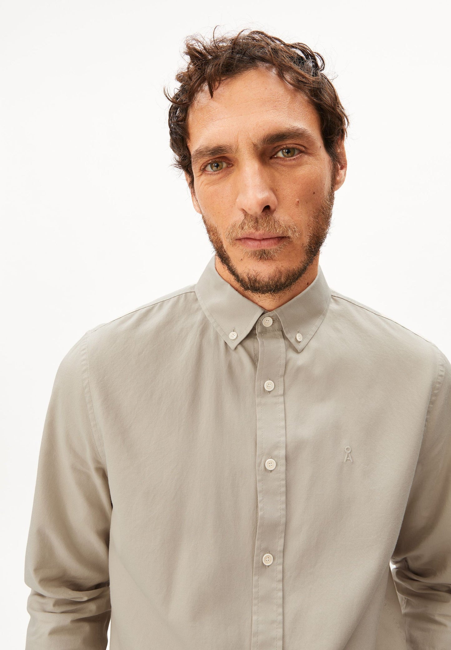 ARMEDANGELS | Chemise manche longue ( Quaasa ) - Beige