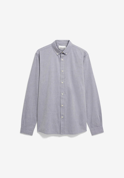ARMEDANGELS | Chemise "QUAASA" - Marine teinté